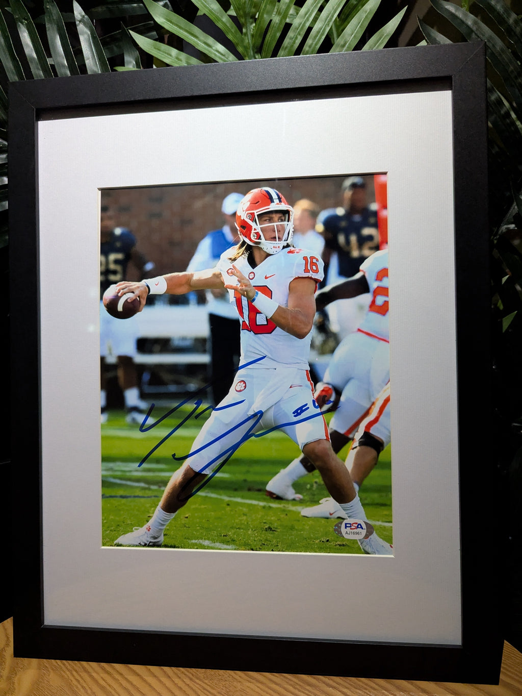 Signed Trevor Lawrence 8x10 (PSA)