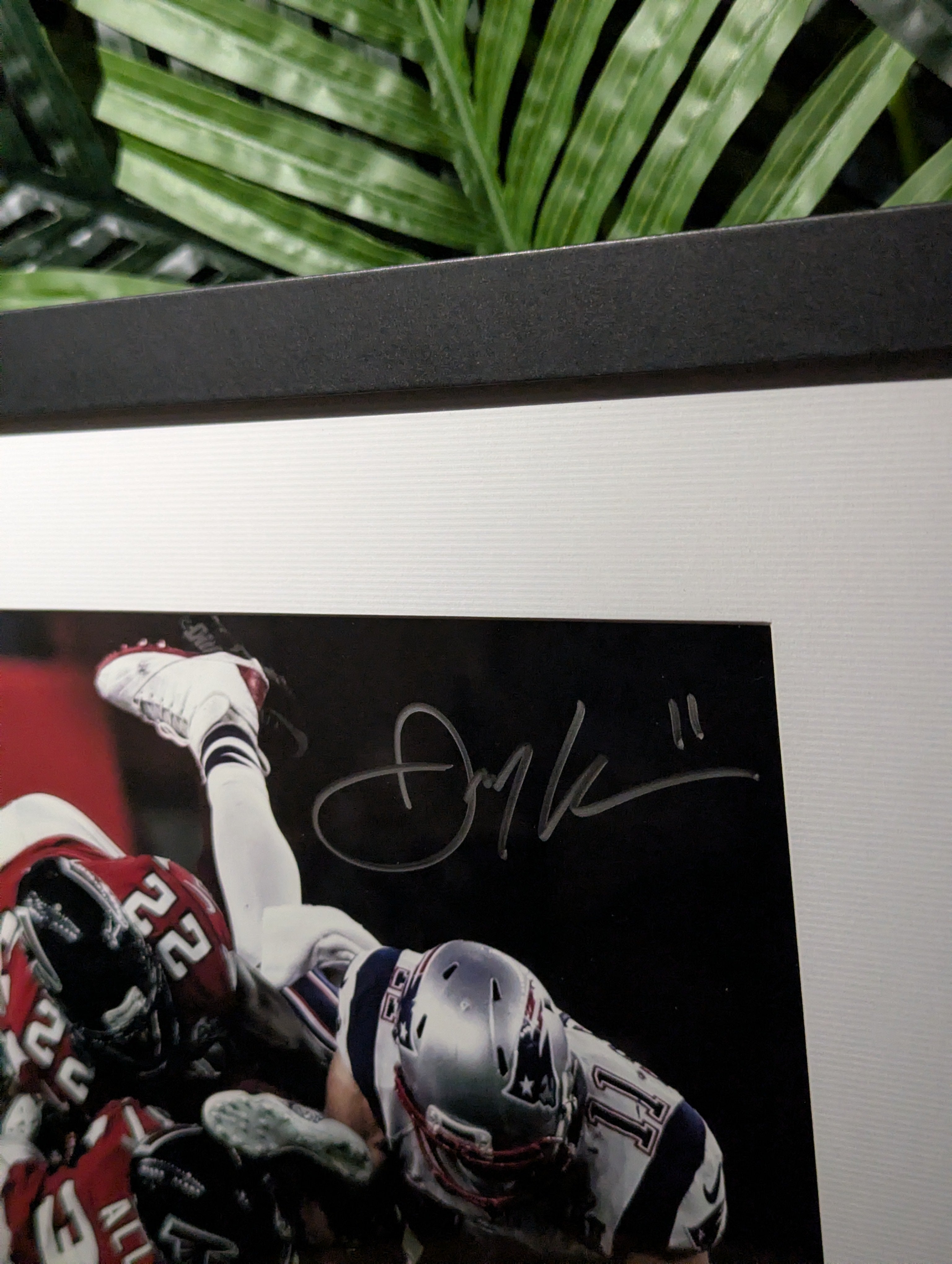 Signed Julian Edelman 8x10 (JSA)