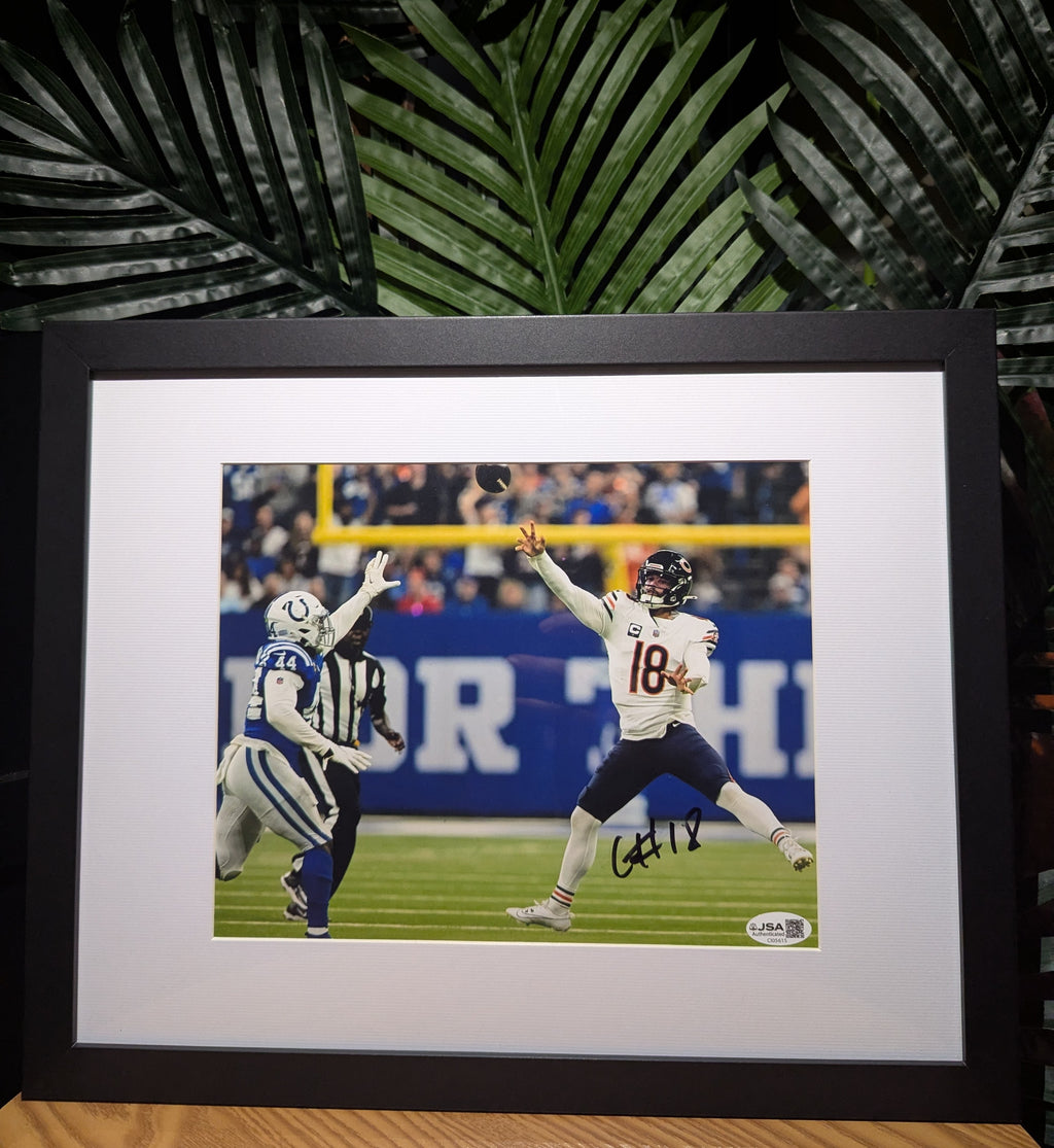 Signed Caleb Williams 8x10 (JSA)