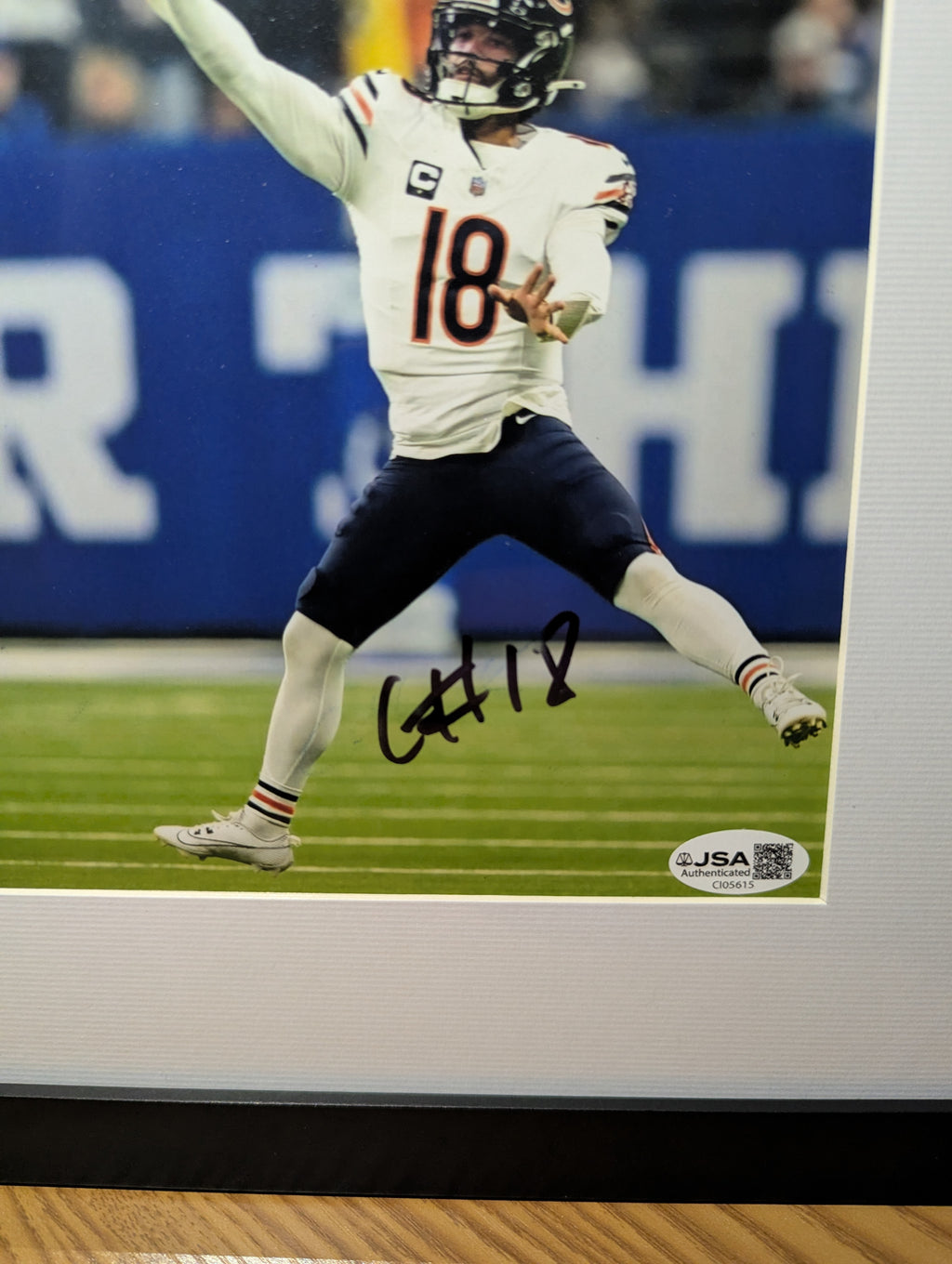 Signed Caleb Williams 8x10 (JSA)