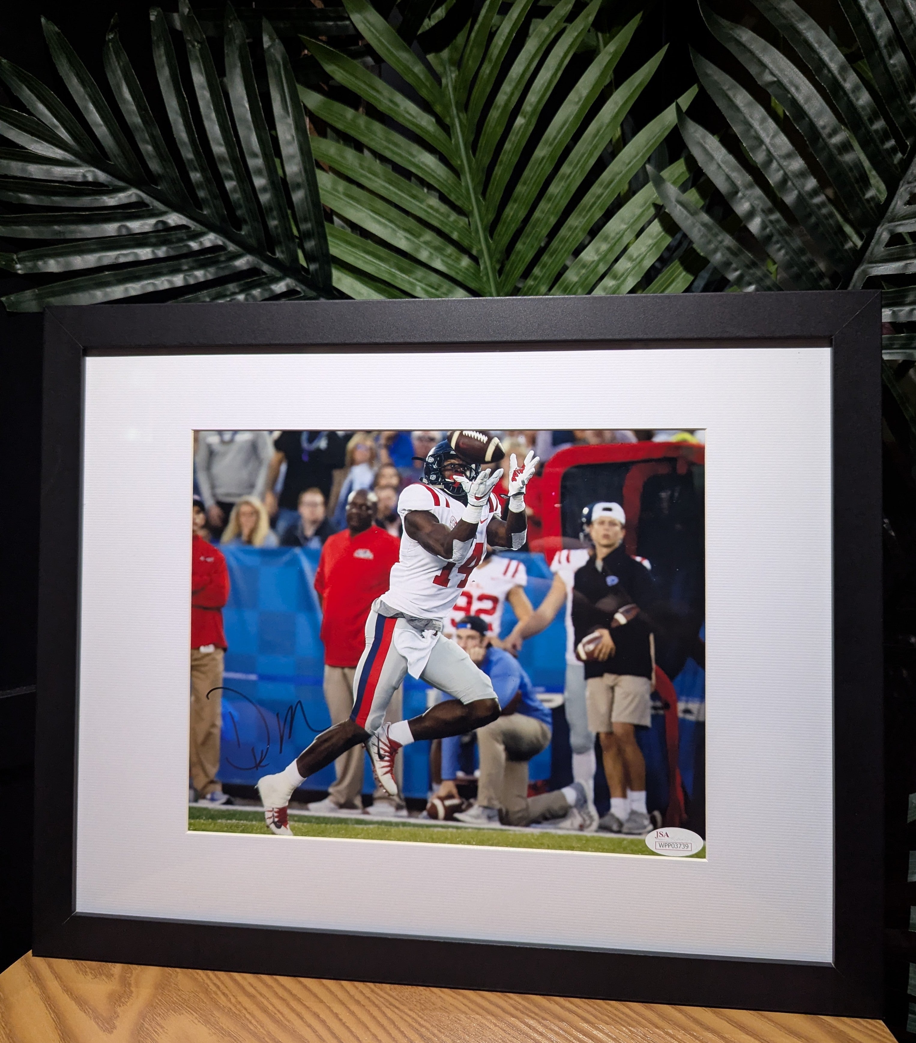 Signed DK Metcalf 8x10 (JSA)