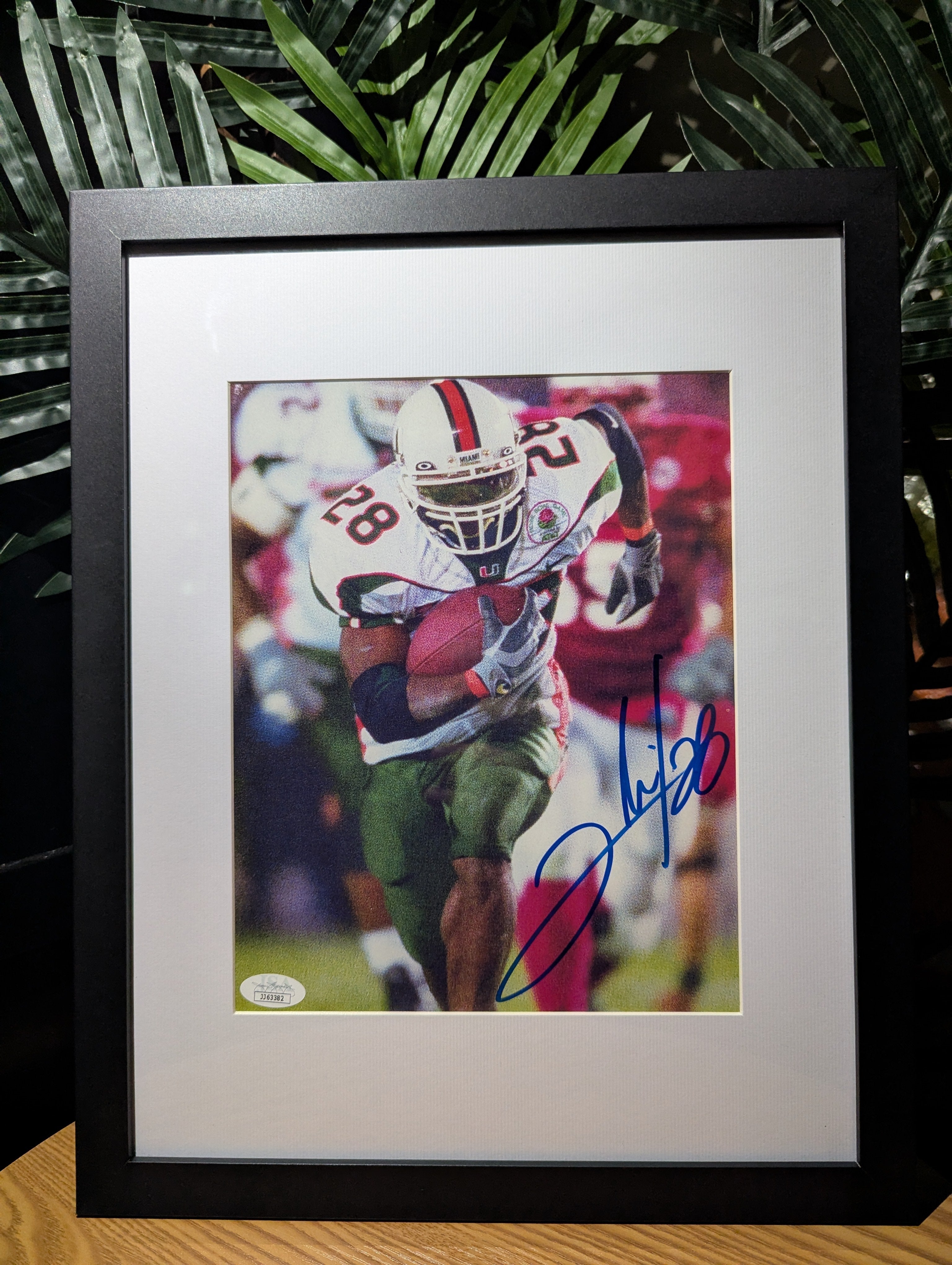 Signed Clinton Portis 8x10 (JSA)