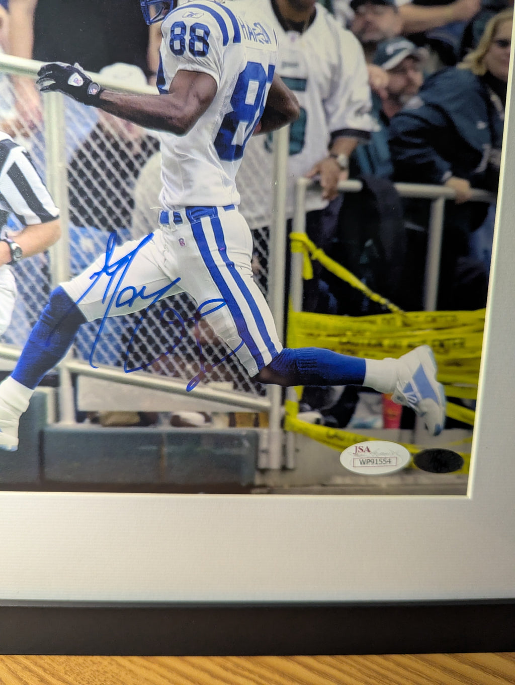 Signed Marvin Harrison 8x10 (JSA)