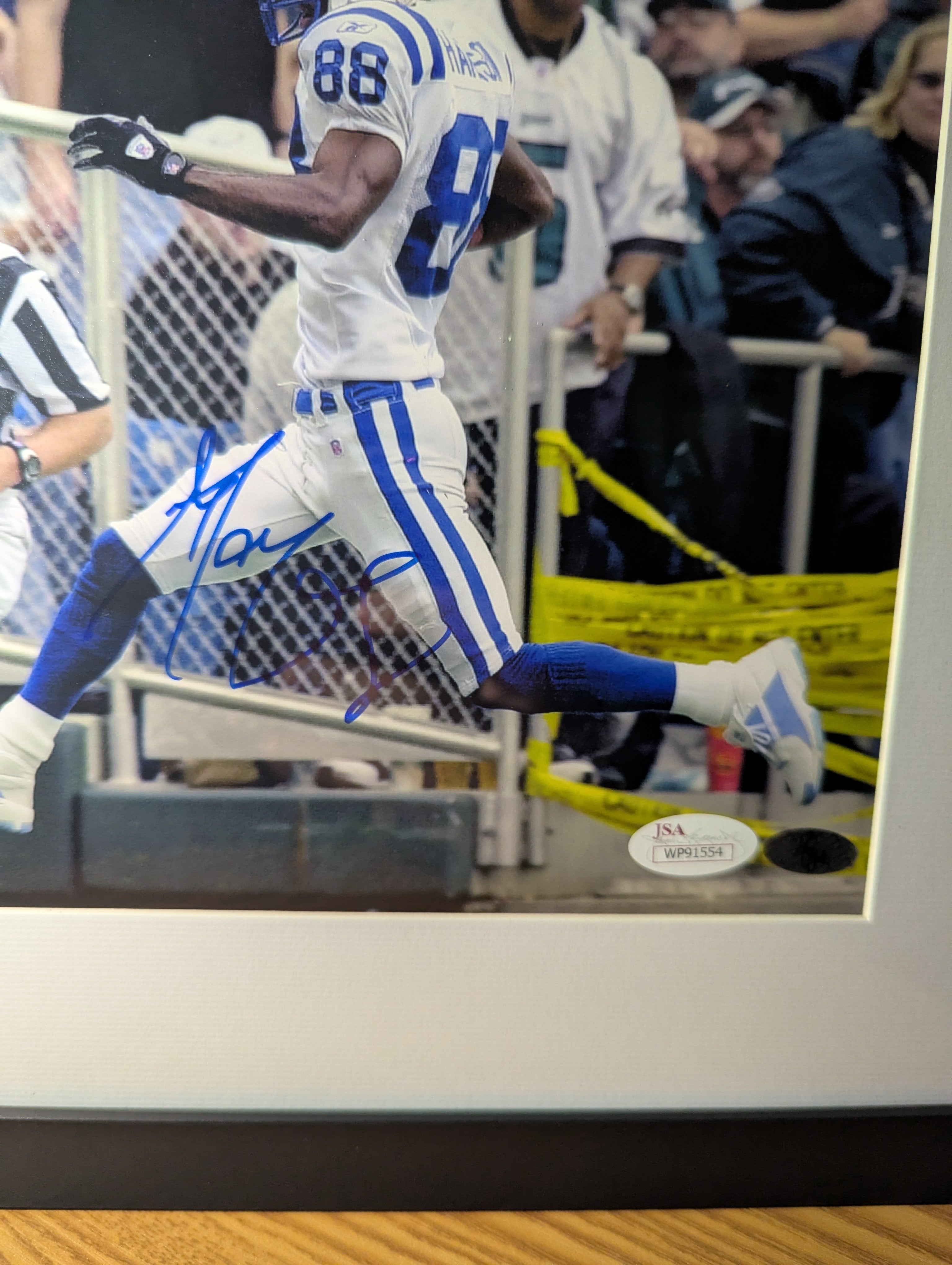 Signed Marvin Harrison 8x10 (JSA)