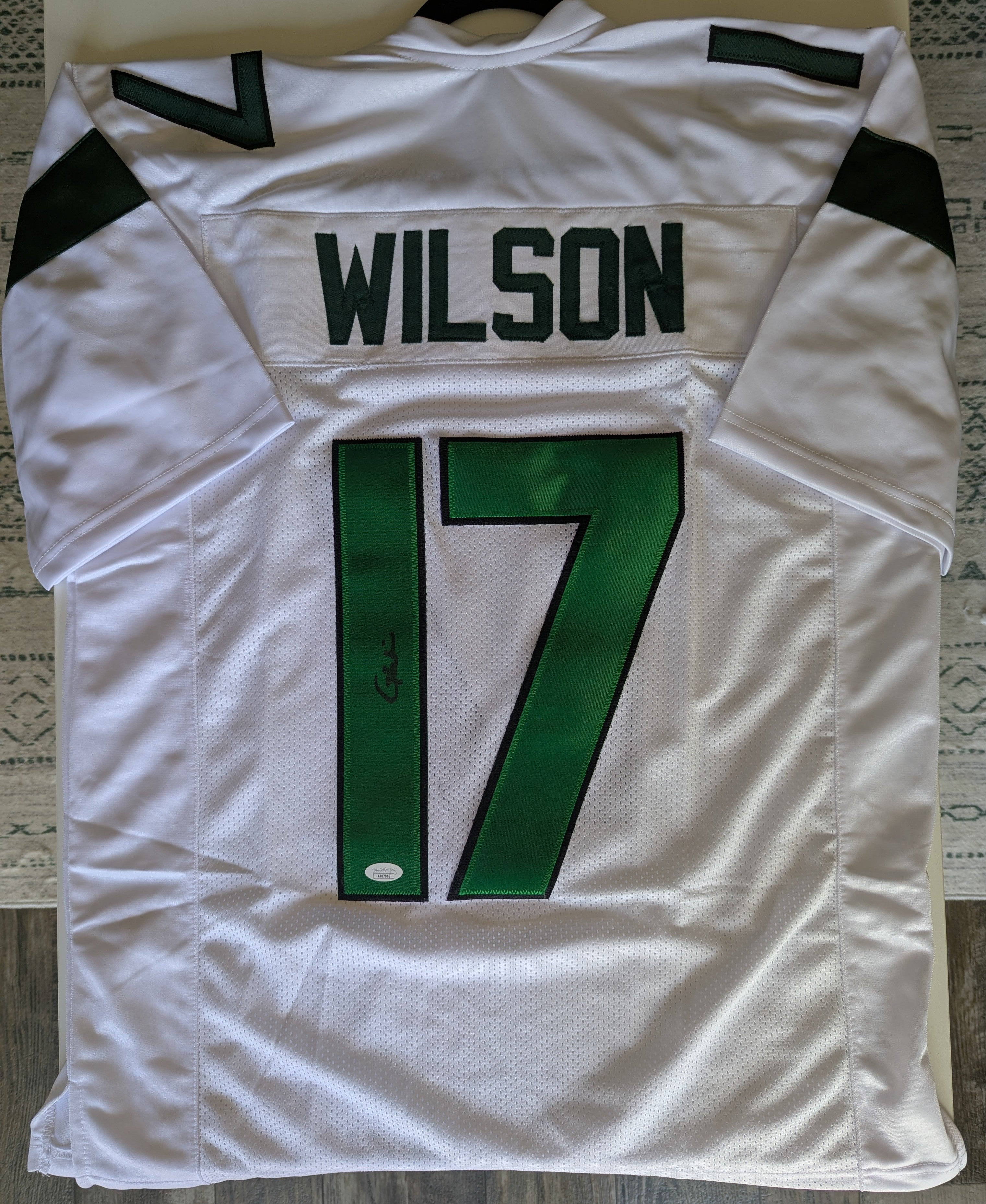 Signed Garrett Wilson Custom Jersey (JSA)