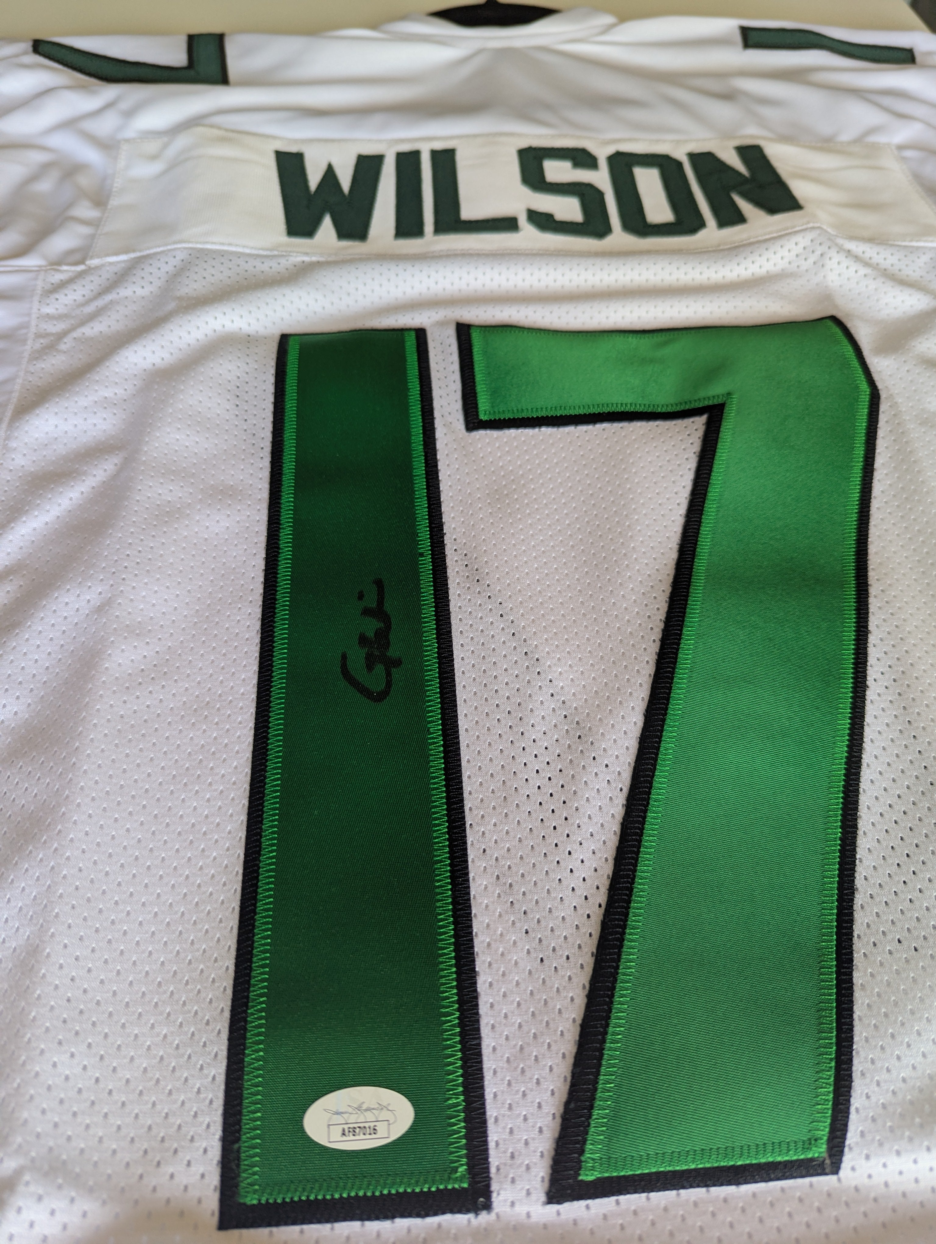 Signed Garrett Wilson Custom Jersey (JSA)