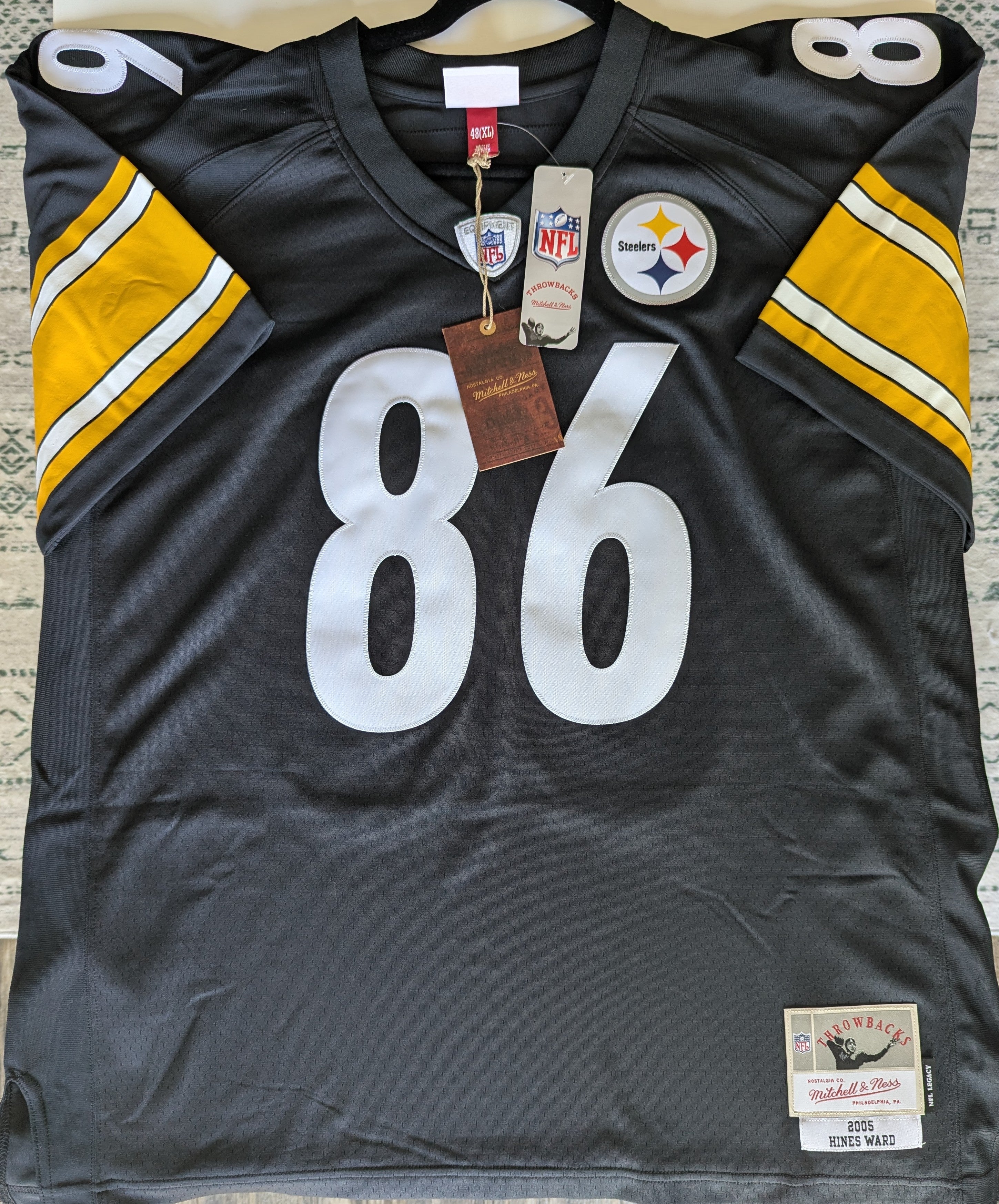 Signed Hines Ward Mitchell & Ness Jersey (Fanatics)