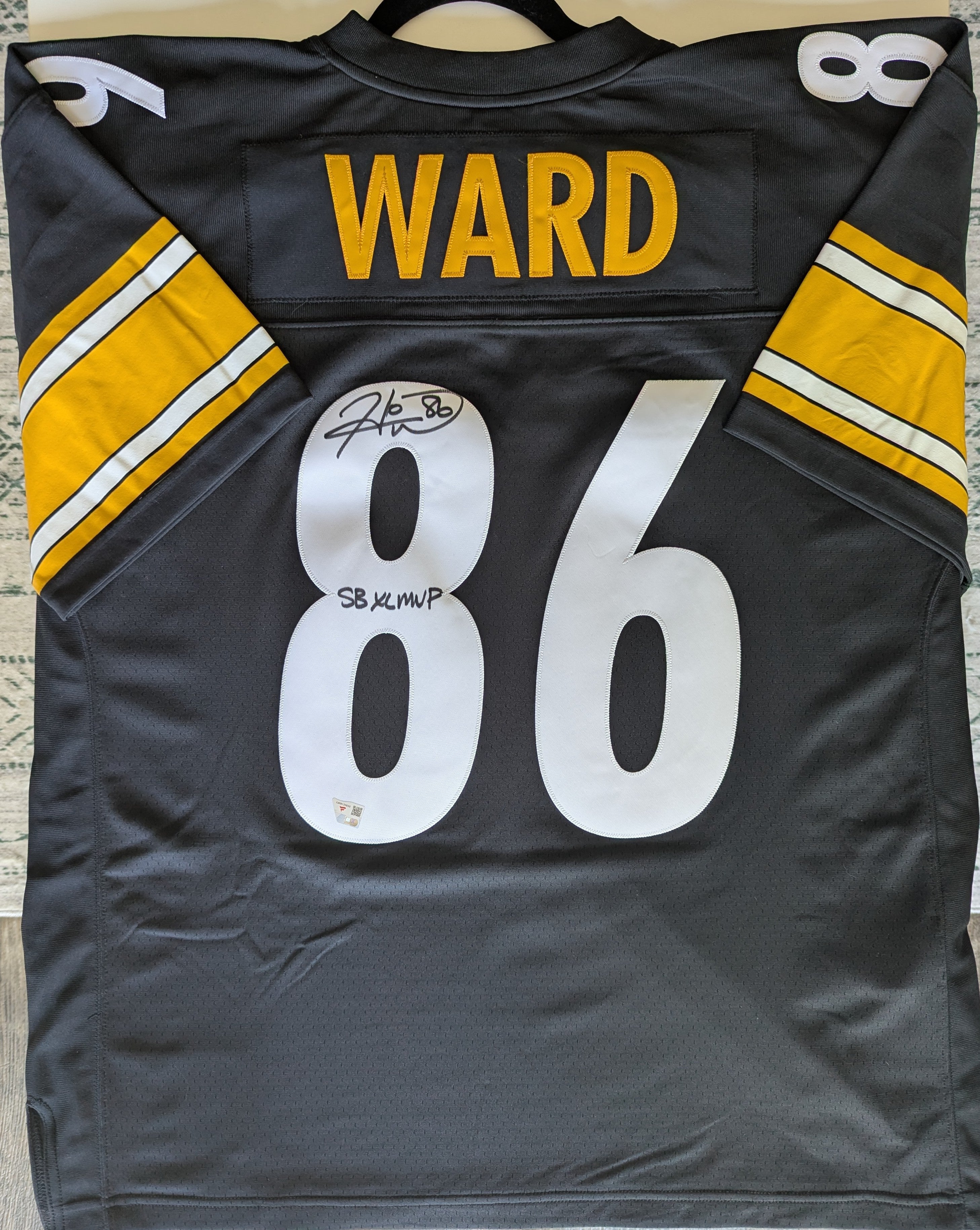 Signed Hines Ward Mitchell & Ness Jersey (Fanatics)