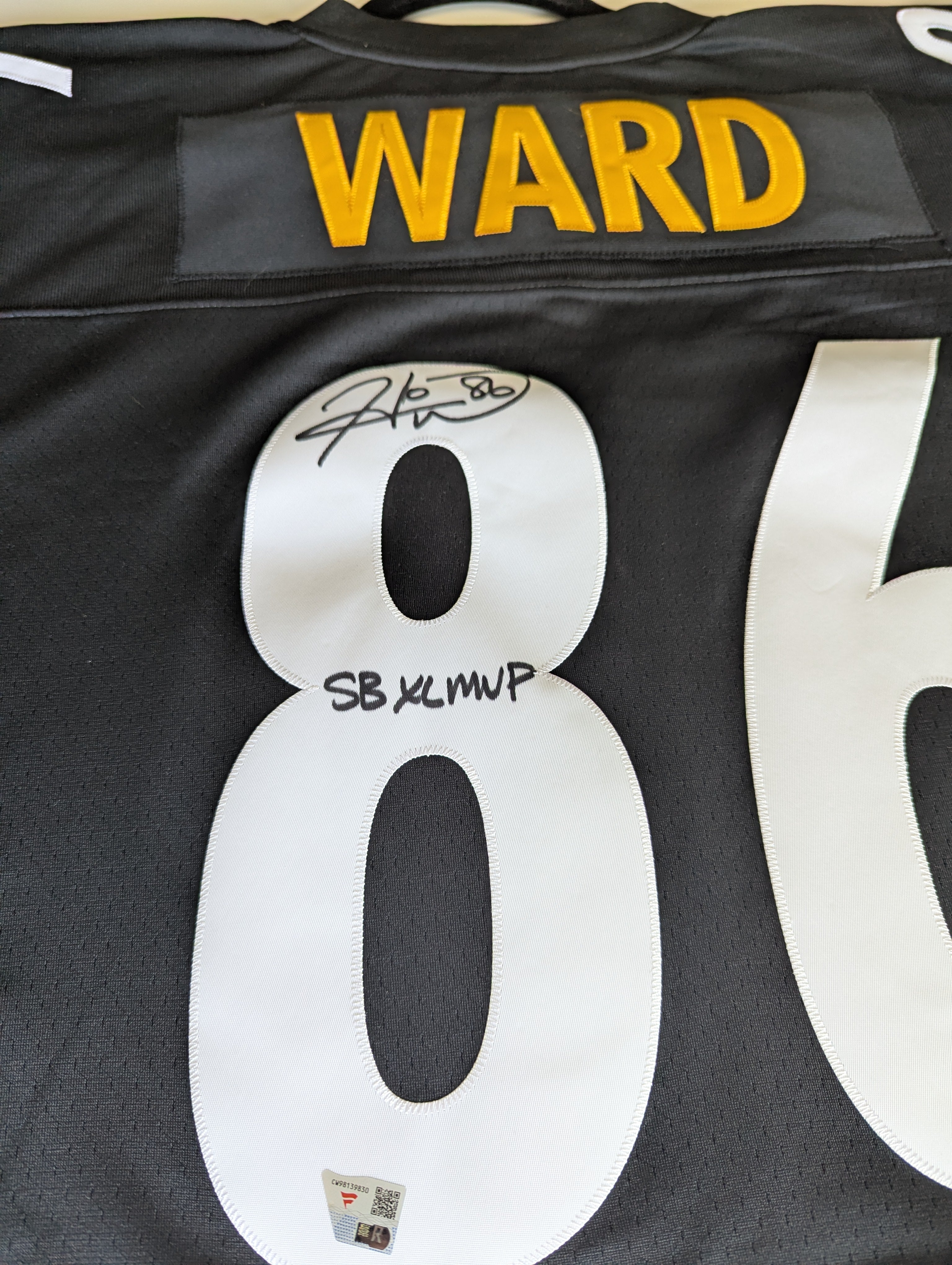 Signed Hines Ward Mitchell & Ness Jersey (Fanatics)