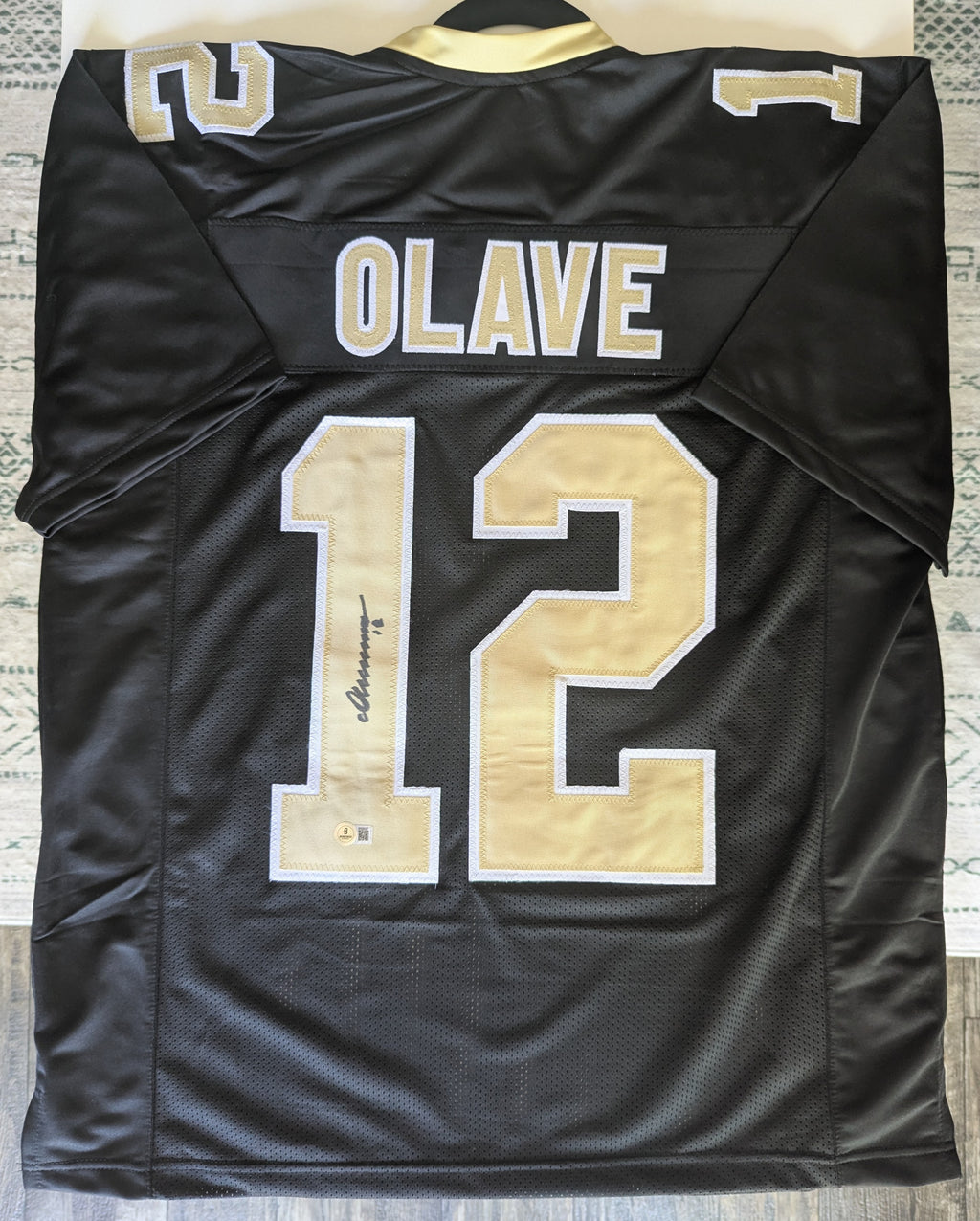 Signed Chris Olave Custom Jersey (Beckett)