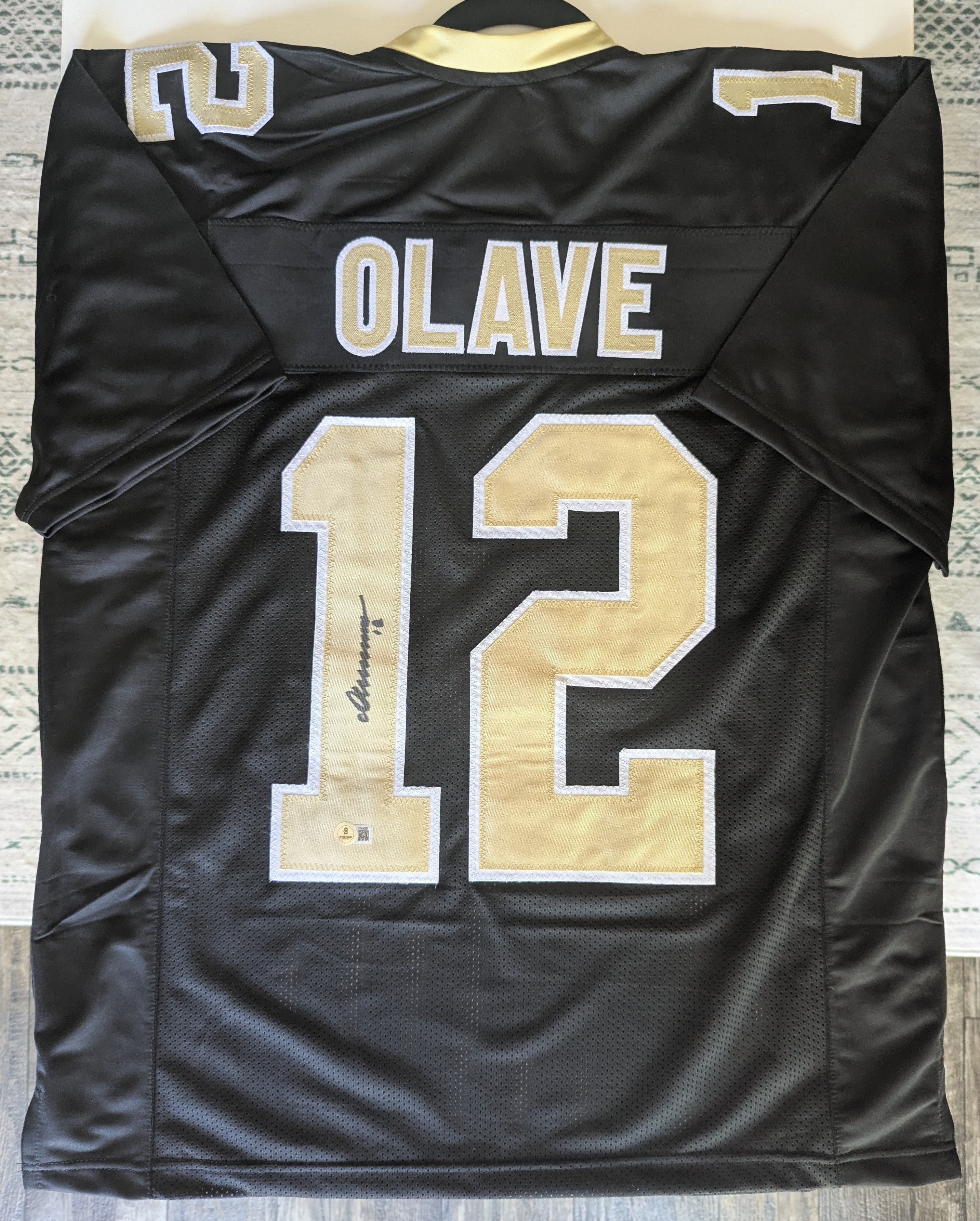 Signed Chris Olave Custom Jersey (Beckett)