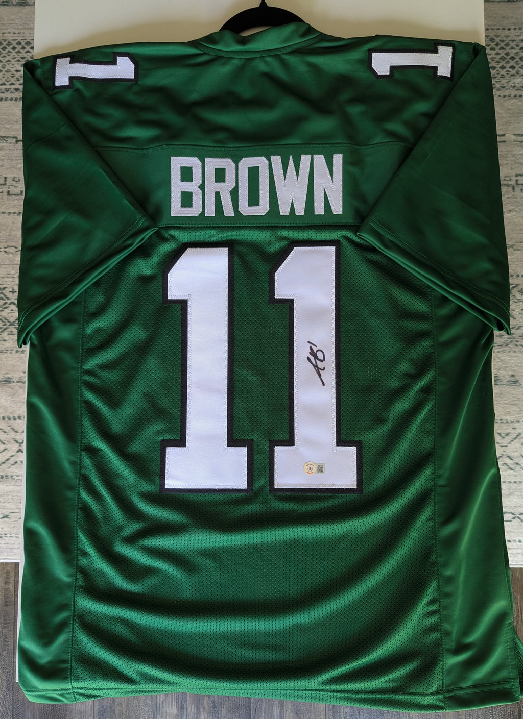 Signed AJ Brown Custom Jersey (Beckett)