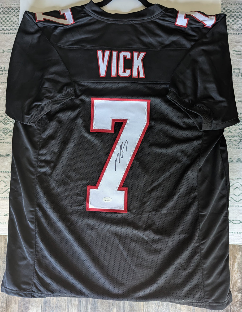 Signed Mike Vick Custom Jersey (JSA)
