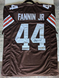 Signed Harold Fannin Jr Custom Jersey (JSA)