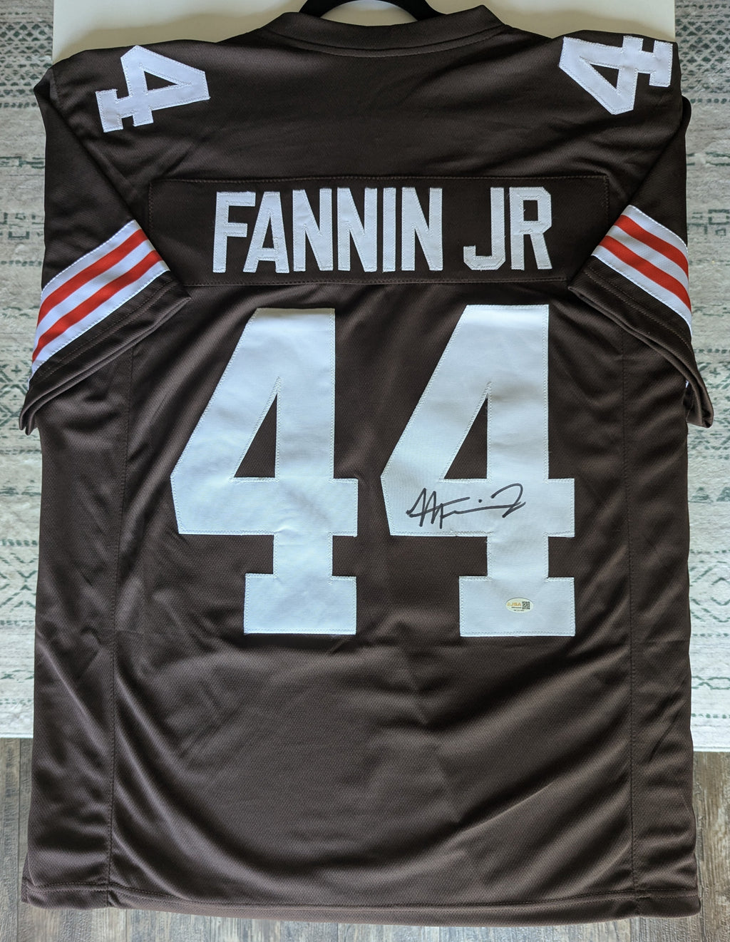 Signed Harold Fannin Jr Custom Jersey (JSA)