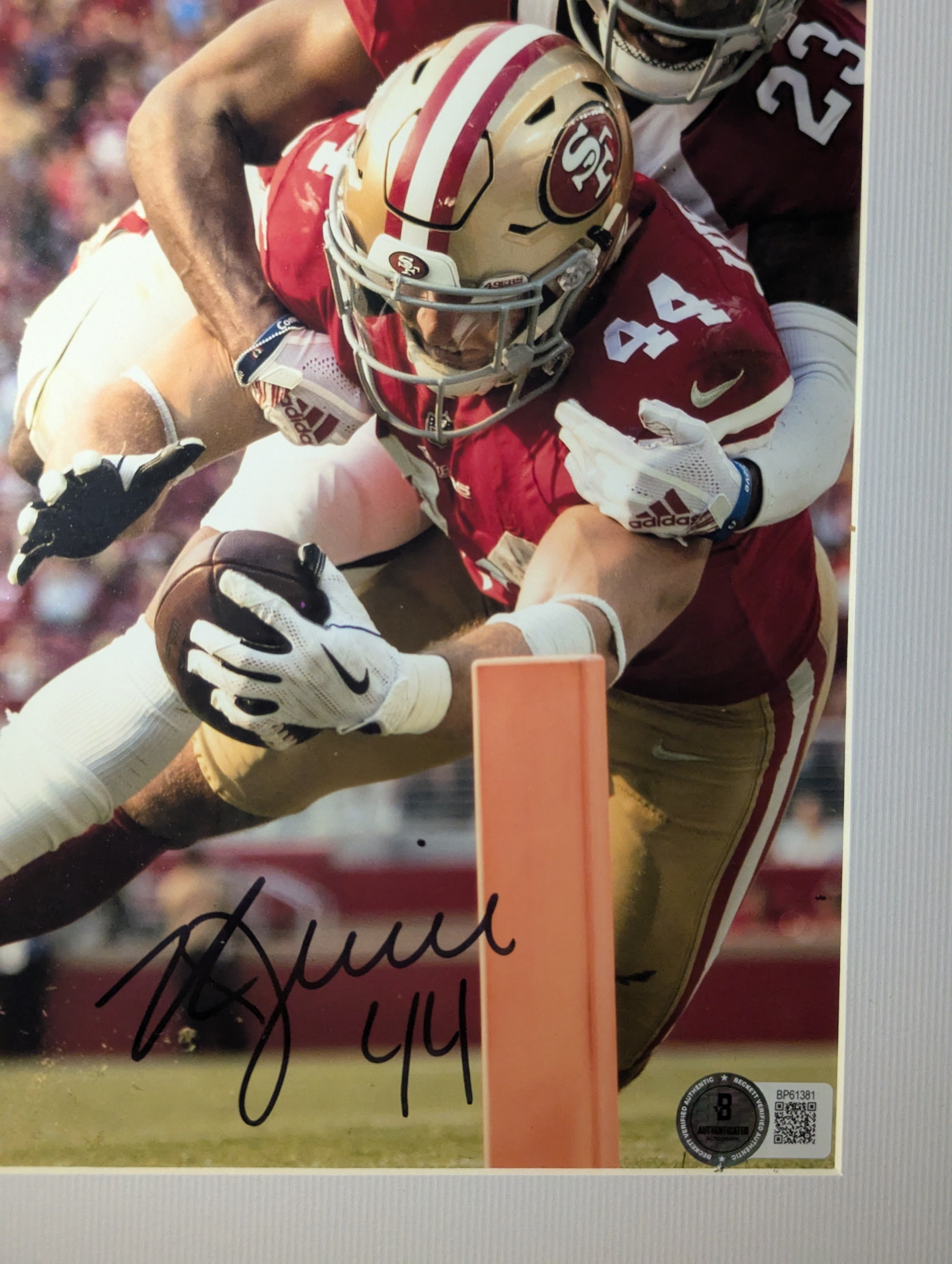 Signed Kyle Juszczyk 8x10 (Beckett)