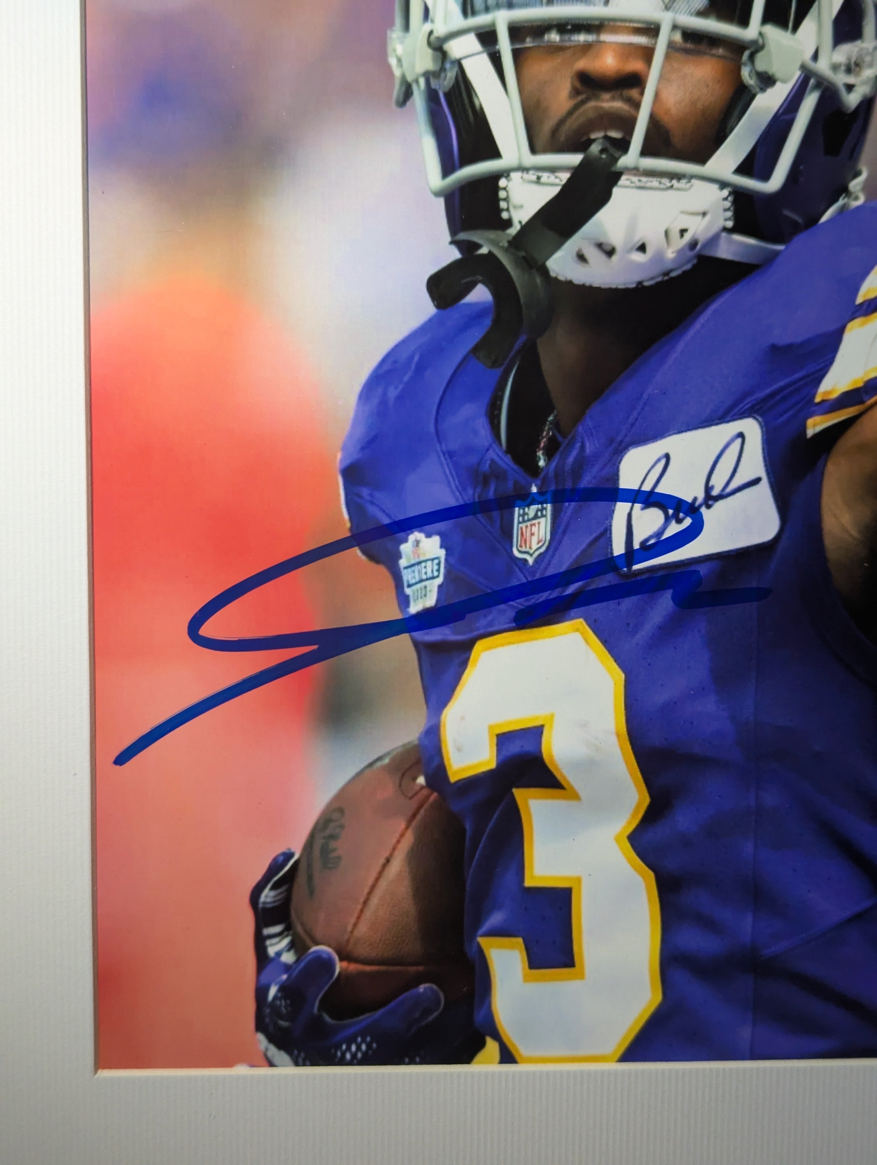 Signed Jordan Addison 8x10 (JSA)