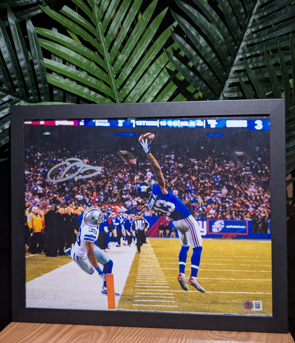 Signed Odell Beckham Jr 11x14 (Beckett)