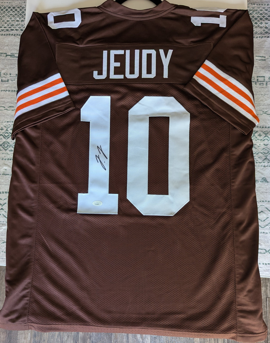 Signed Jerry Jeudy Custom Jersey (JSA)
