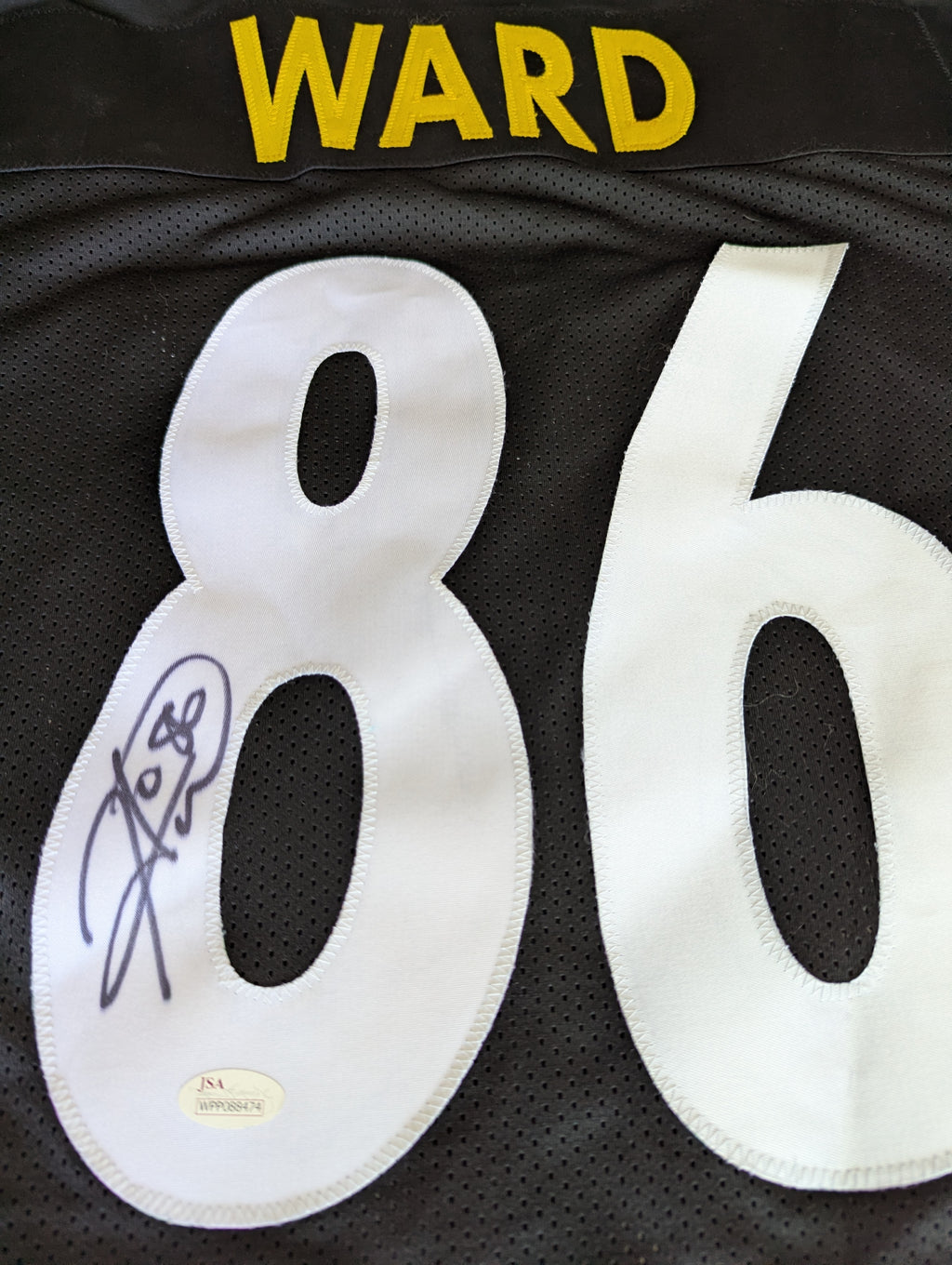 Signed Hines Ward Custom Jersey (JSA)