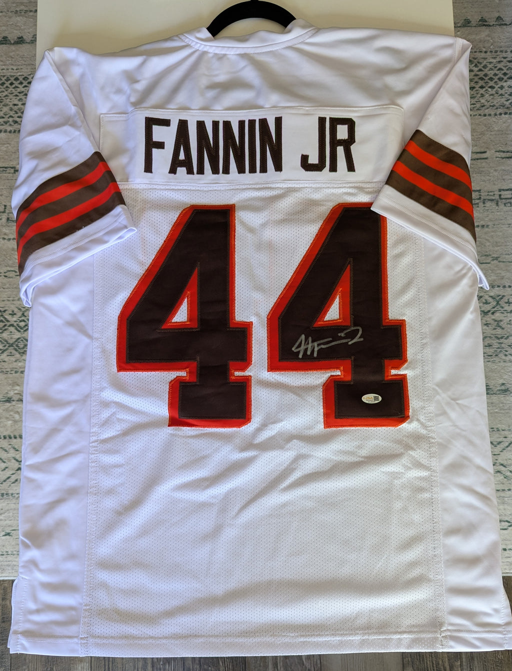 Signed Harold Fannin Jr Custom Jersey (JSA)