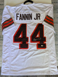 Signed Harold Fannin Jr Custom Jersey (JSA)