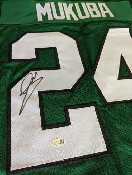 Signed Andrew Mukuba Custom Jersey (JSA)