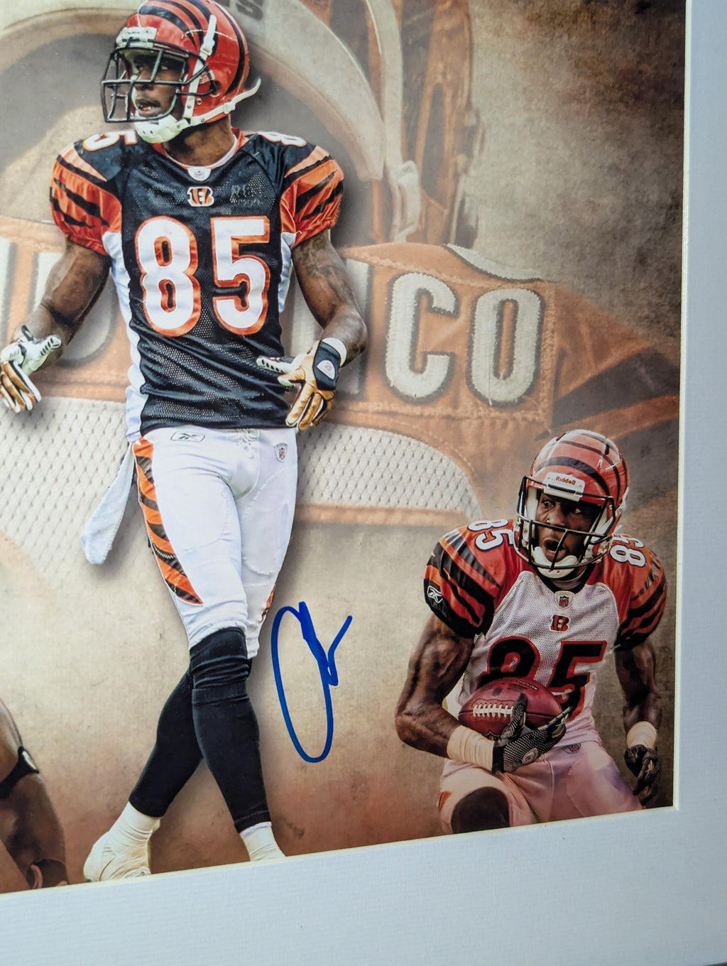 Signed Chad Johnson 8x10 (JSA)