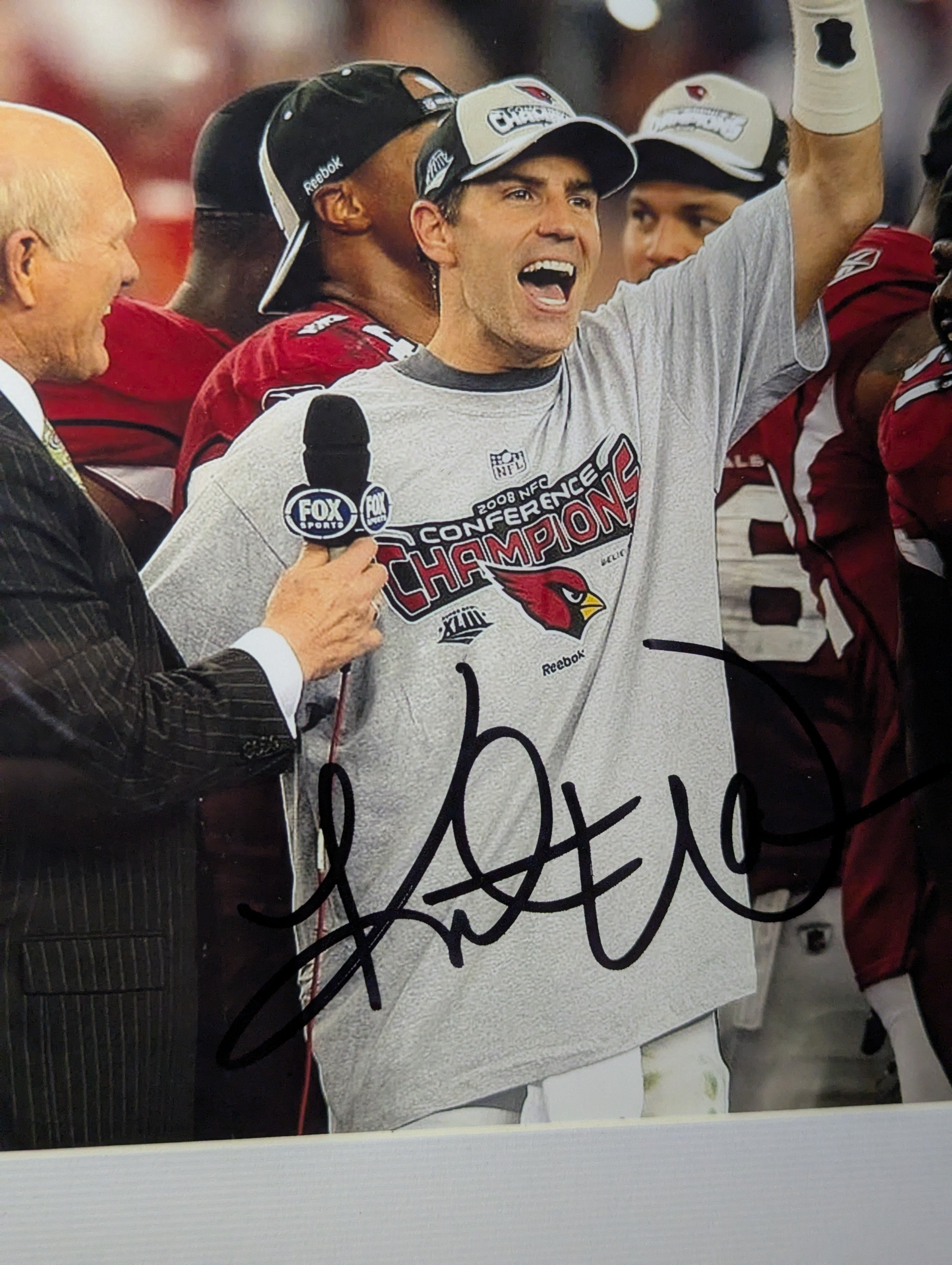 Signed Kurt Warner 8x10 (PSA)