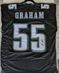 Signed Brandon Graham Custom Jersey (JSA)