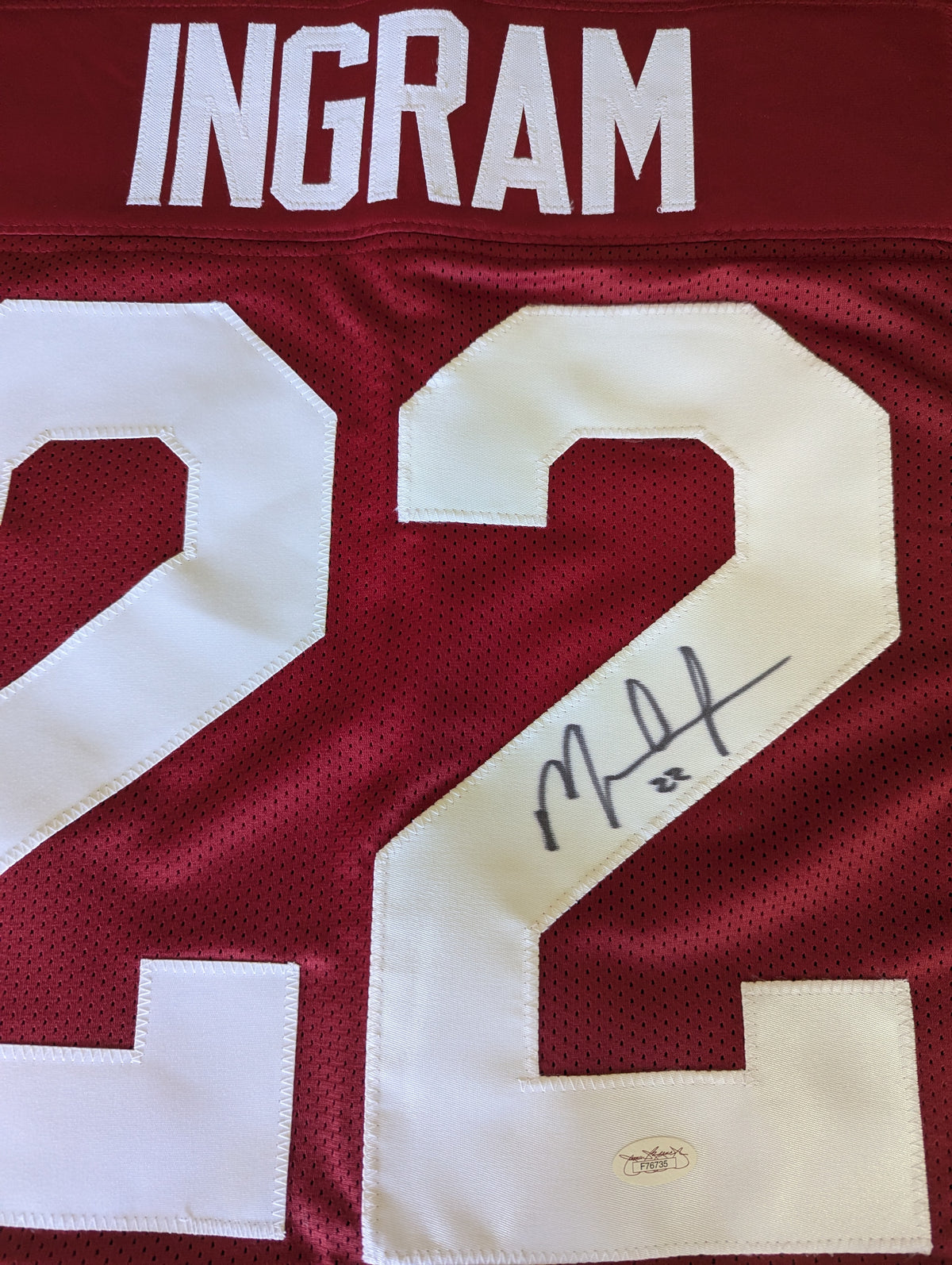 Signed Mark Ingram Custom Jersey (JSA)