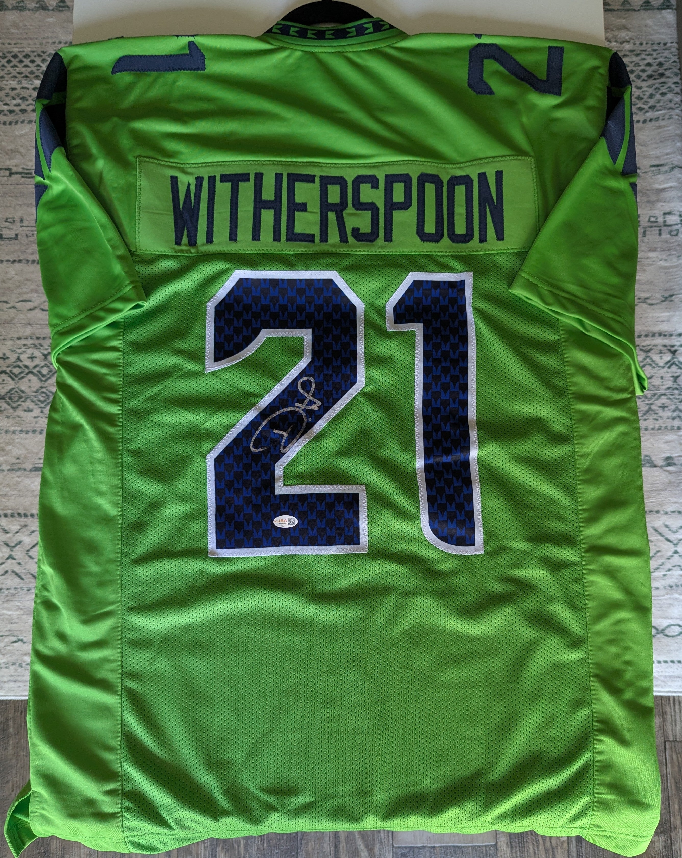 Signed Devon Witherspoon Custom Jersey (JSA)