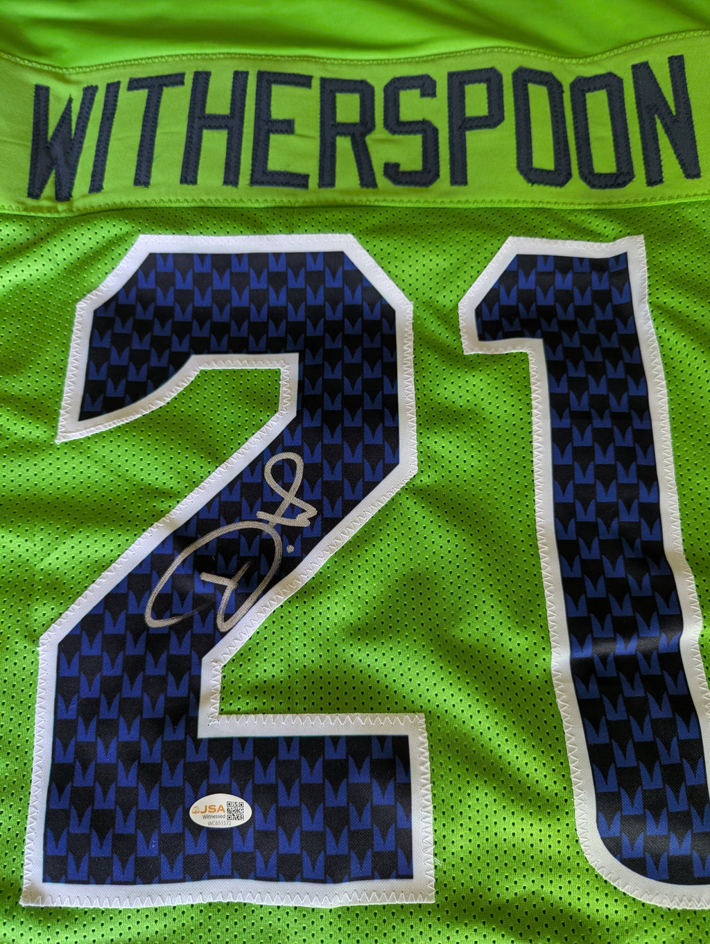 Signed Devon Witherspoon Custom Jersey (JSA)