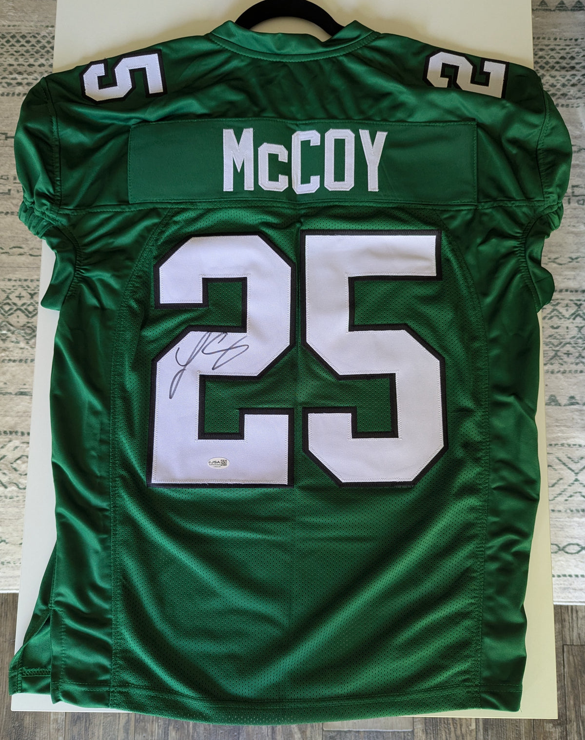 Signed LeSean McCoy Custom Jersey (JSA)
