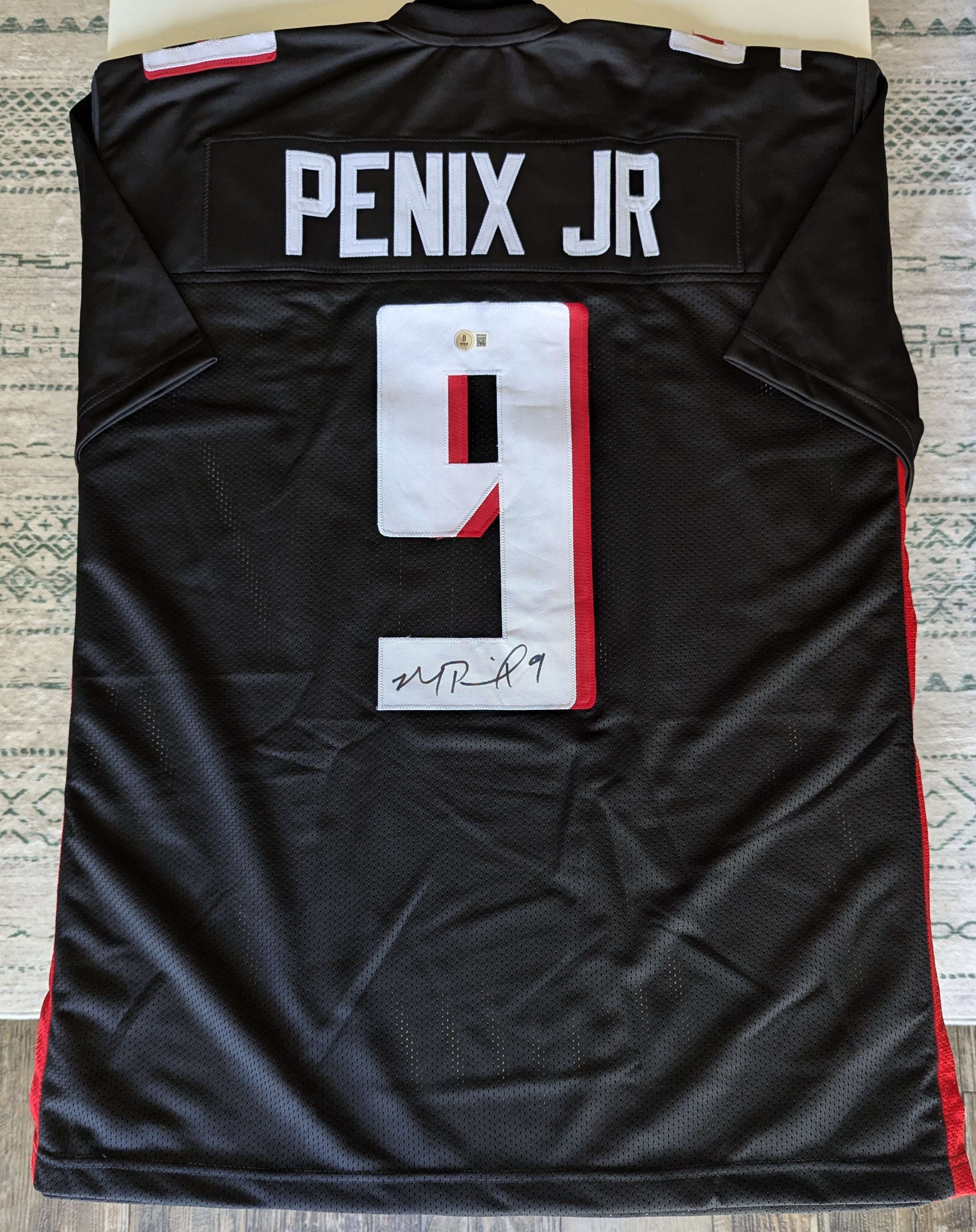 Signed Michael Penix Jr Custom Jersey (Beckett)