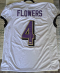 Signed Zay Flowers Custom Jersey (Beckett)