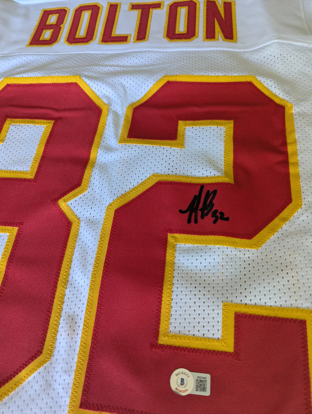 Signed Nick Bolton Custom Jersey (Beckett)