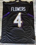 Signed Zay Flowers Custom Jersey (Beckett)