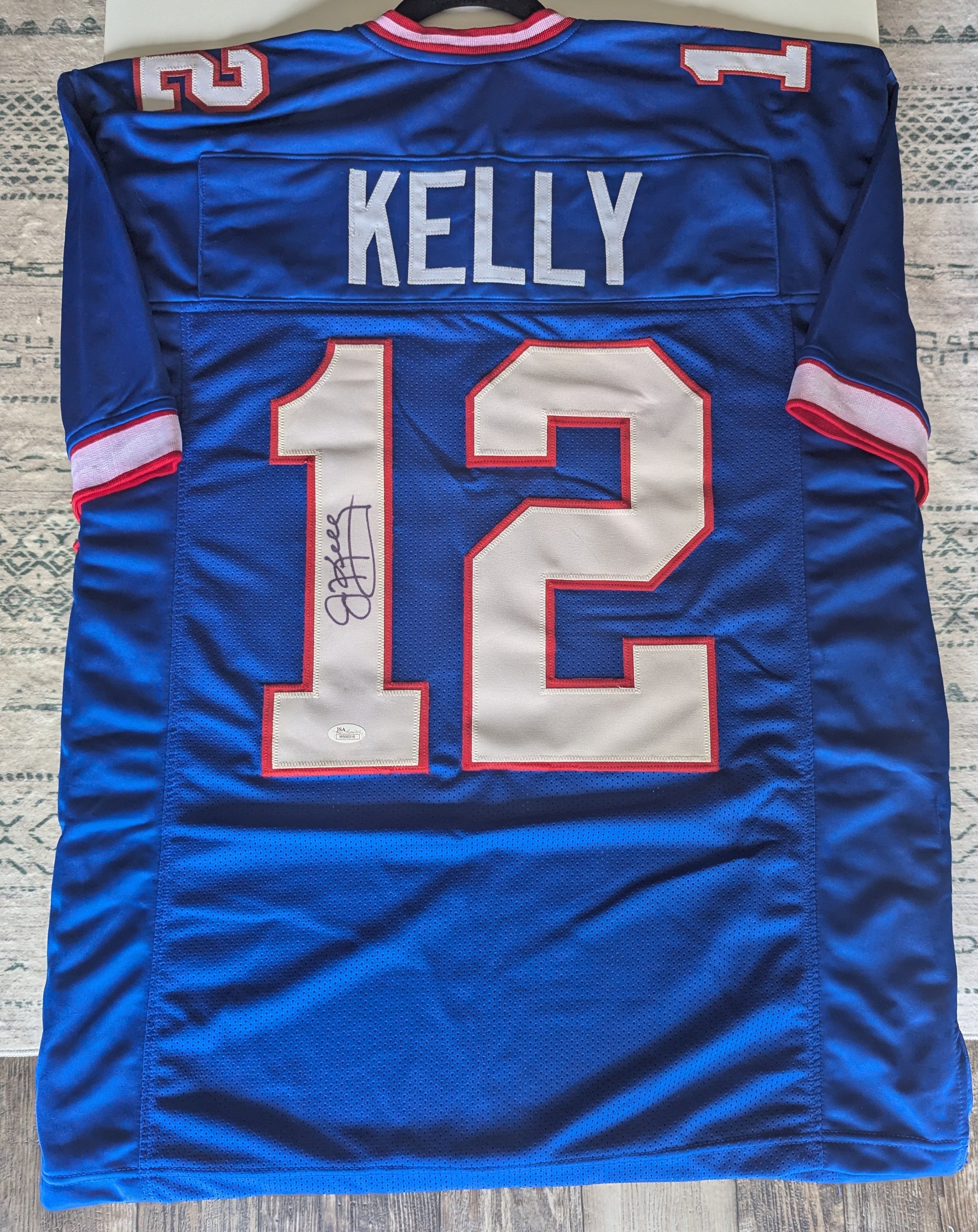 Signed Jim Kelly Custom Jersey (JSA)