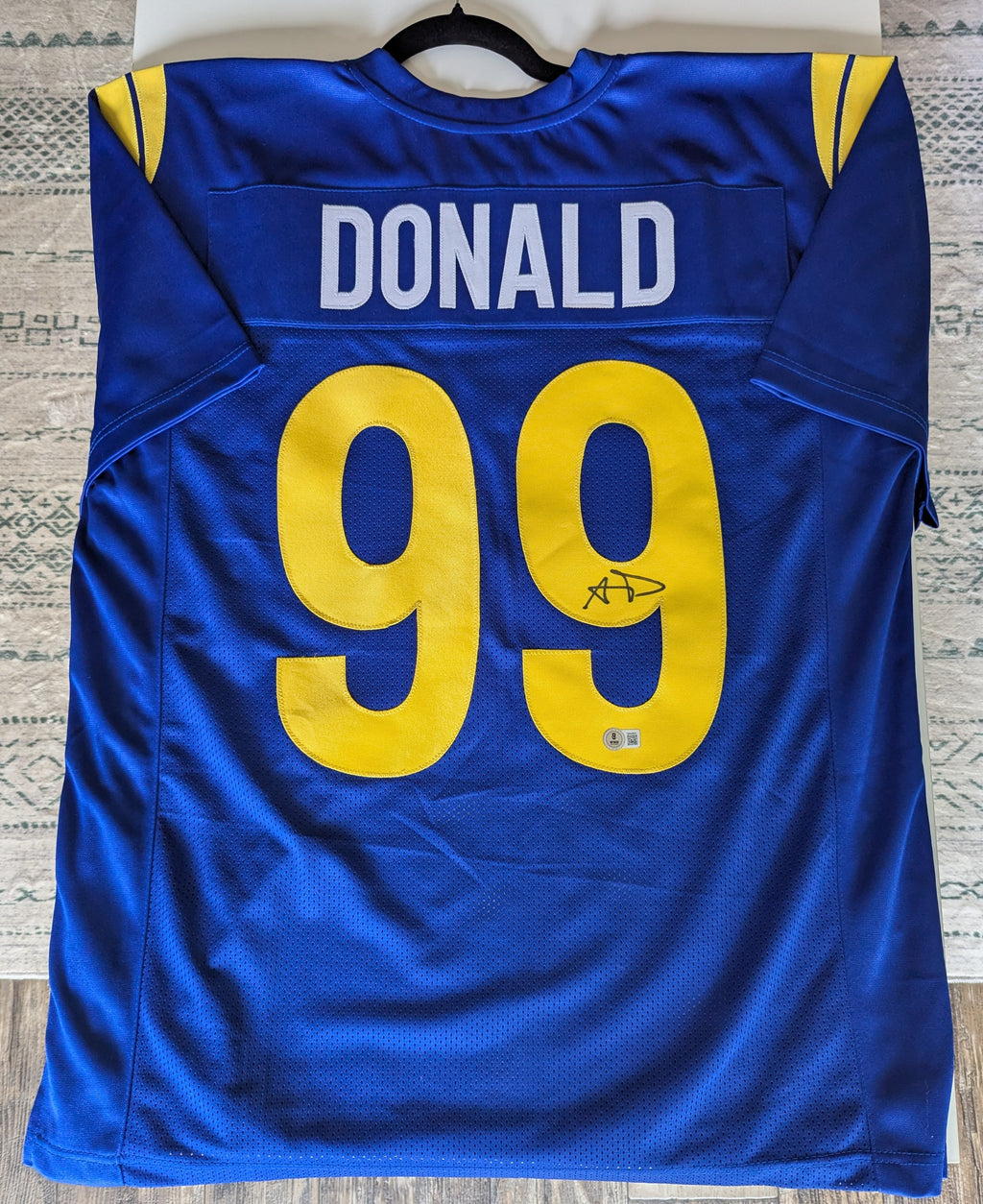 Signed Aaron Donald Custom Jersey (Beckett)