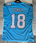 Signed Jalen Coker Custom Jersey (Beckett)