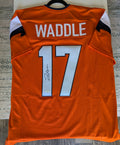 Signed Jaylen Waddle Custom Jersey (JSA)