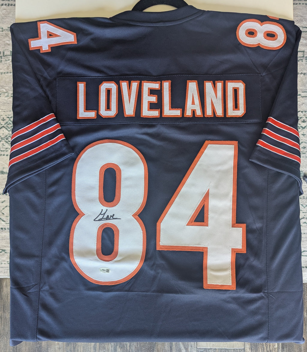 Signed Colston Loveland Custom Jersey (JSA)